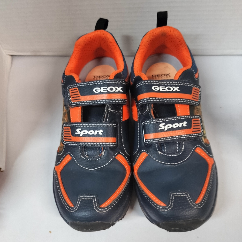 Geox Kids' Sneakers - Navy and Orange